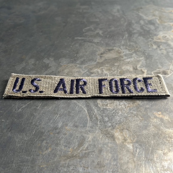 U.S. AIR FORCE embroidered tape patch - vintage - Picture 7 of 10